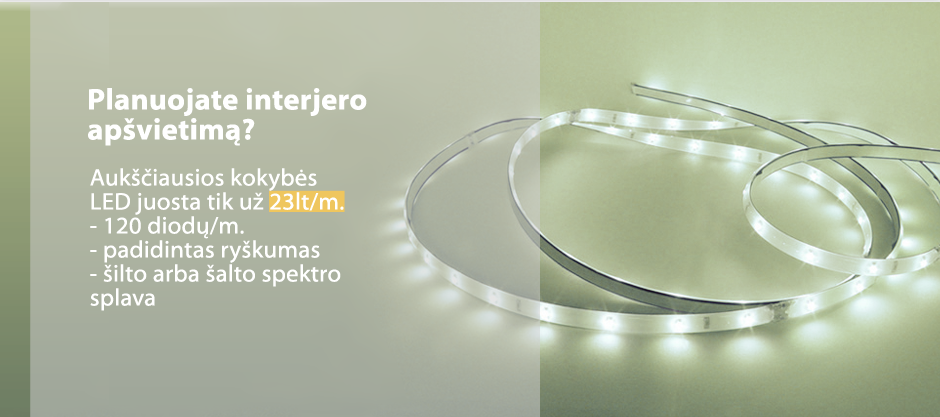 Auksciausios kokybes LED juosta LED-J-01